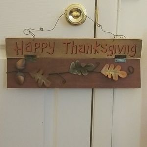 Thanksgiving Decorative Sign